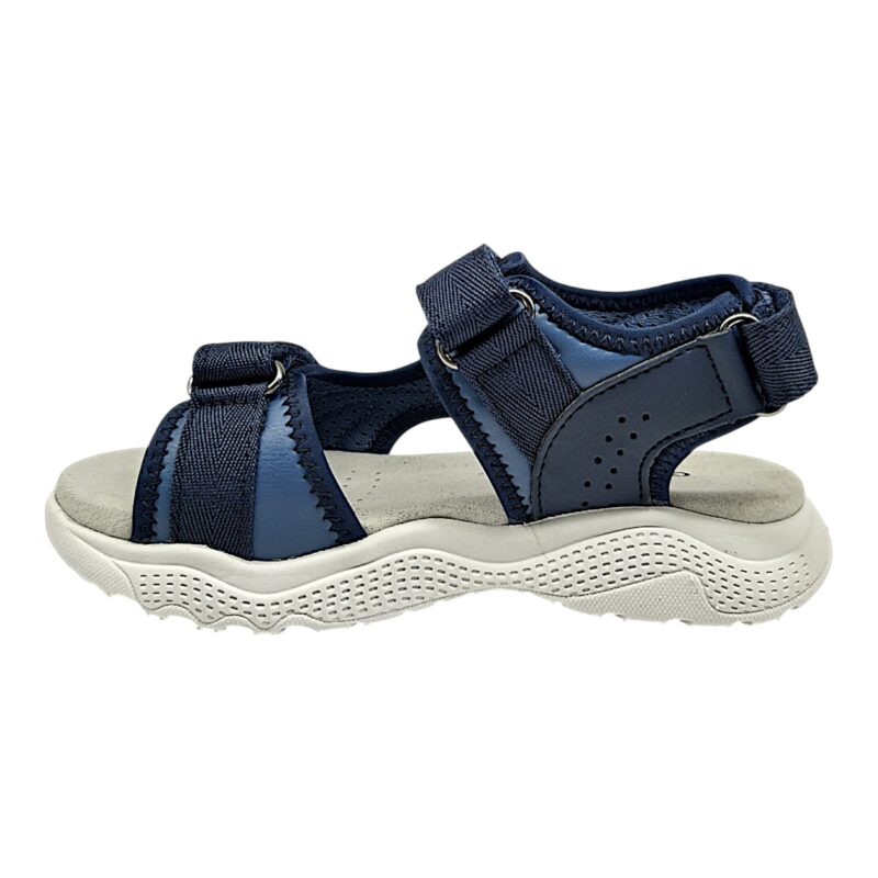 Sandalo ragazzo navy-avio con doppio strappo - Geox 3 Sandalo ragazzo navy-avio con doppio strappo - Geox