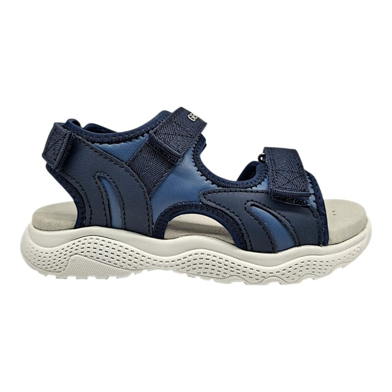 Sandalo ragazzo navy-avio con doppio strappo - Geox 2 Sandalo ragazzo navy-avio con doppio strappo - Geox