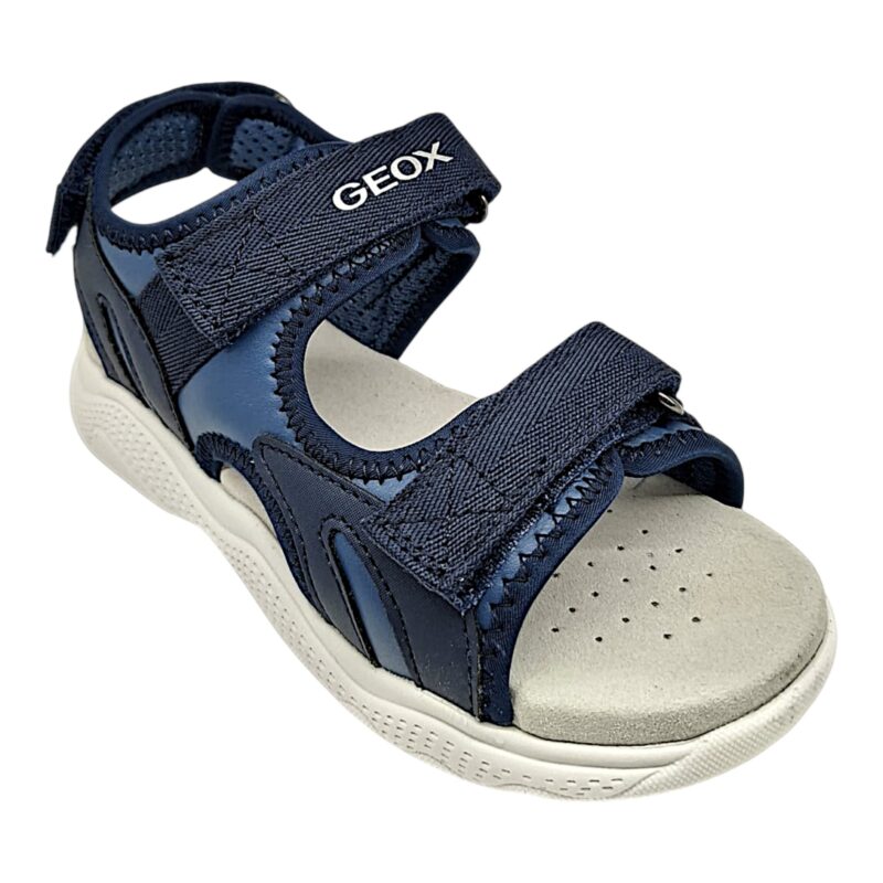 Sandalo ragazzo navy-avio con doppio strappo - Geox 1 Sandalo ragazzo navy-avio con doppio strappo - Geox