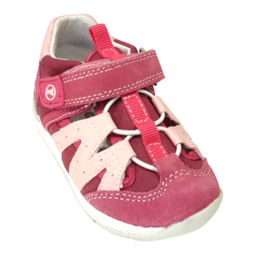 Sandalo ragnetto Gotcha fucsia-rosa per bambina con apertura a strappo – Falcotto