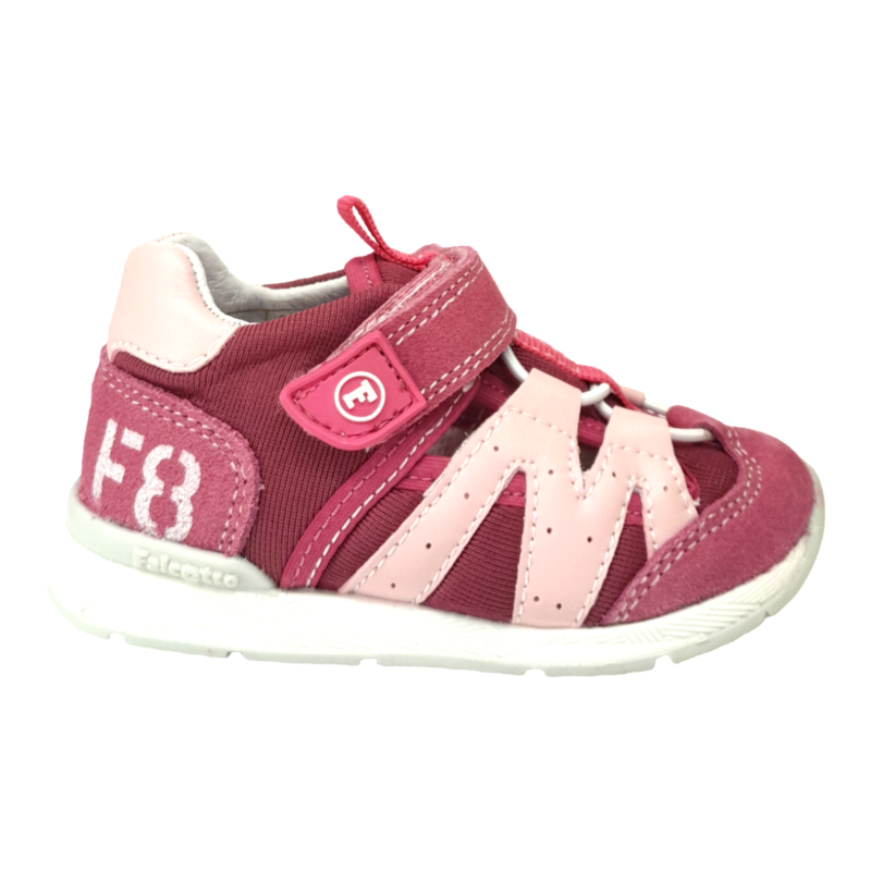 Sandalo ragnetto gotcha fucsia-rosa per bambina con apertura a strappo – Falcotto 2 Sandalo ragnetto Gotcha fucsia-rosa per bambina con apertura a strappo – Falcotto