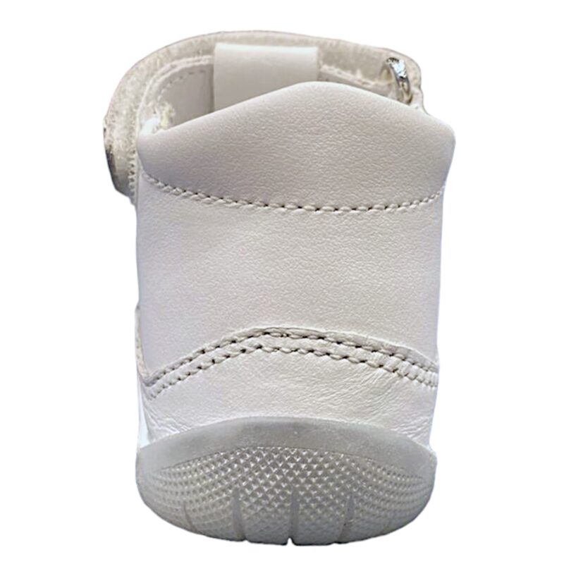 Sandalo ragnetto per bambina Mipos bianco con apertura a strappo – Falcotto 4 Sandalo ragnetto Mipos bianco con apertura a strappo – Falcotto