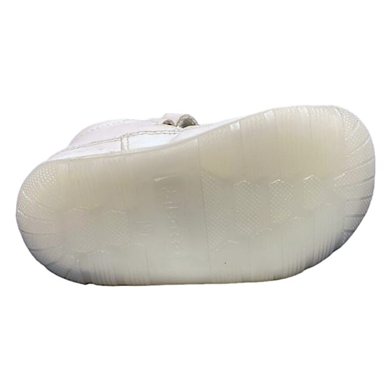 Sandalo ragnetto per bambina Mipos bianco con apertura a strappo – Falcotto 5 Sandalo ragnetto Mipos bianco con apertura a strappo – Falcotto