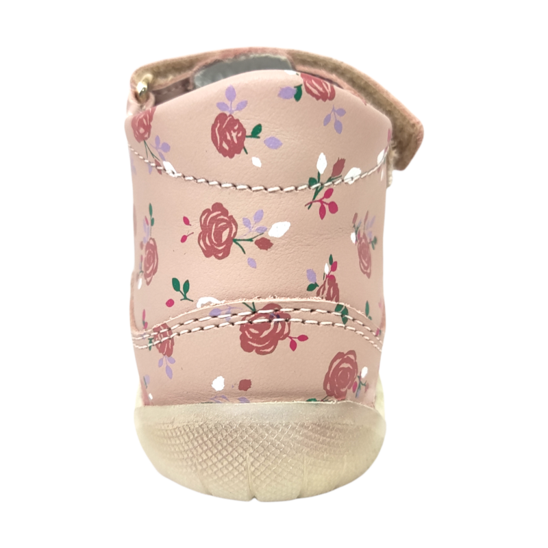 Sandalo per bambina Namib argento con fiori multicolor e doppio strappo – Falcotto 4 Sandalo ragnetto per bambina laguna rosa cipria con rose bianche e rosa scuro con apertura a strappo – Falcotto
