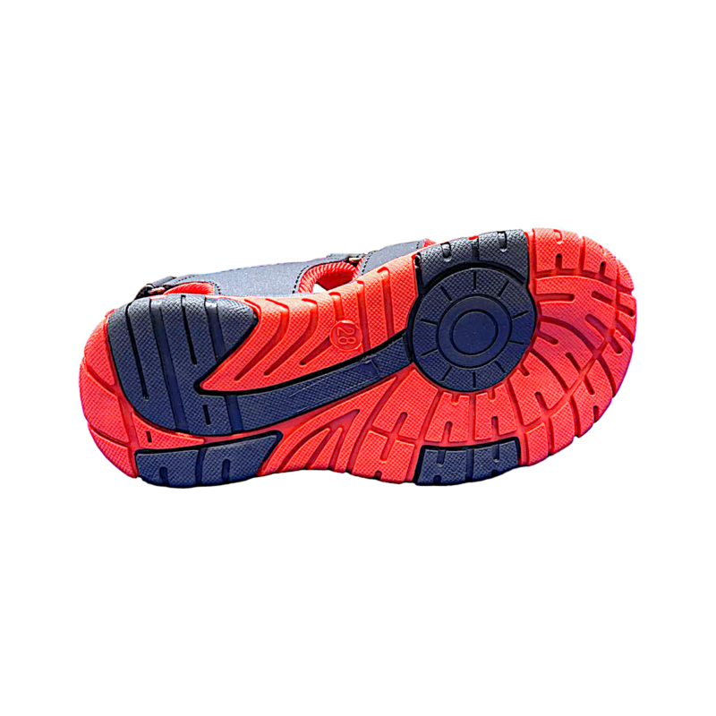 Sandalo ragnetto per bambino Spider-Man nero-rosso con strappo anteriore e posteriore – FLA Europe 5 Sandalo ragnetto per bambino Spider-Man nero-rosso con doppio strappo – FLA Europe