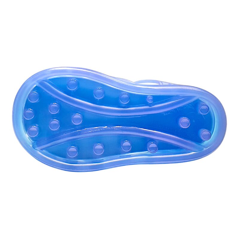 Sandalo ragnetto primi passi bambino in gomma celeste con polipo pirata e strappo - Igor