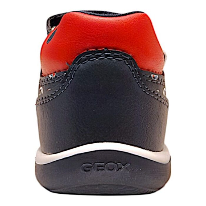 Sandalo sportivo bimbo primi passi navy-red con doppio strappo - Geox