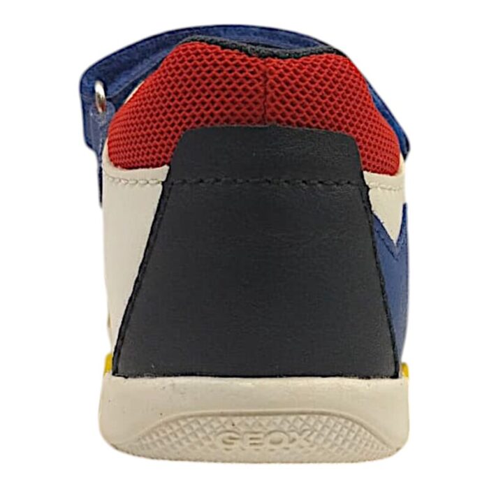 Sandalo sportivo bimbo primi passi white-royal con doppio strappo - Geox