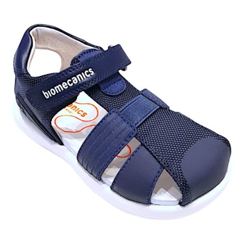 Sandalo unisex blu modello a ragnetto con strappo – Biomecanics
