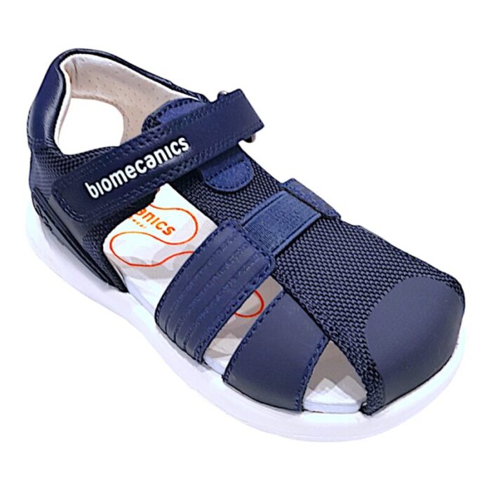Sandalo unisex blu modello a ragnetto con strappo – Biomecanics