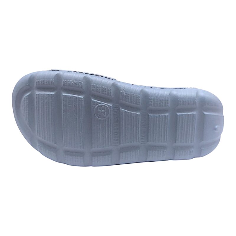 Sandalo unisex da mare in gomma celeste oceano e doppio strappo - Igor