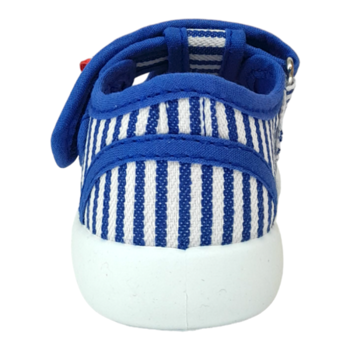 Scarpa bambino ragnetto bianco-navy a righe - Primigi
