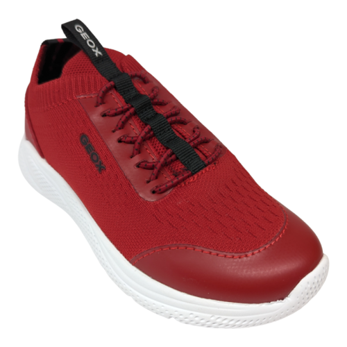 Scarpa da ginnastica junior elastica red-black - Geox
