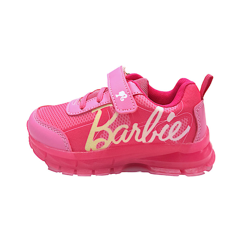 Sneaker sportiva fucsia per bambina Barbie con luci, strappo e lacci elastici – FLA Europe 3 Sneaker sportiva fucsia per bambina Barbie con luci, strappo e lacci elastici – FLA Europe - immagine 3