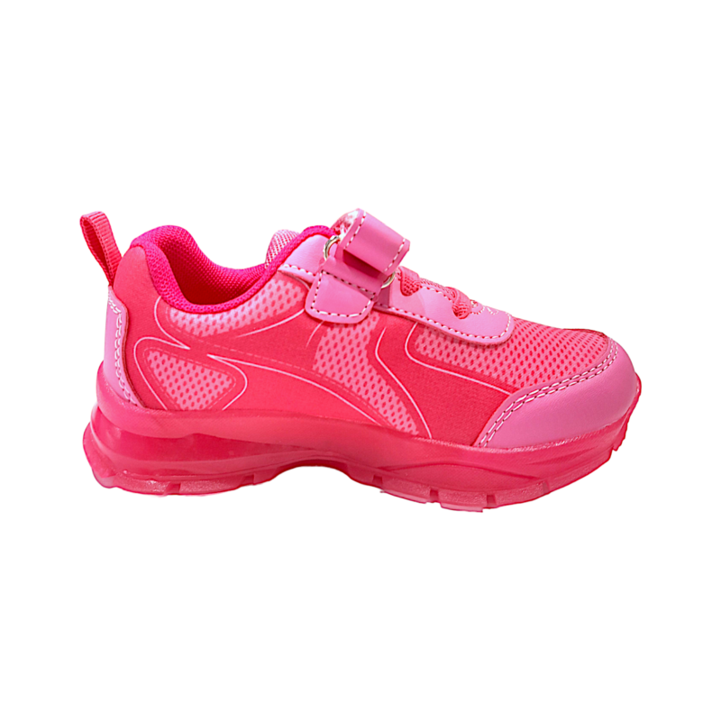 Sneaker sportiva fucsia per bambina Barbie con luci, strappo e lacci elastici – FLA Europe 2 Sneaker sportiva fucsia per bambina Barbie con luci, strappo e lacci elastici – FLA Europe - immagine 2