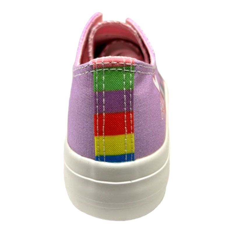 Scarpa ginnica Barbie per bambina violet in tessuto con lacci – Easy Shoes 4 Scarpa ginnica Barbie in tessuto violet per bambina con lacci elastici – Easy Shoes