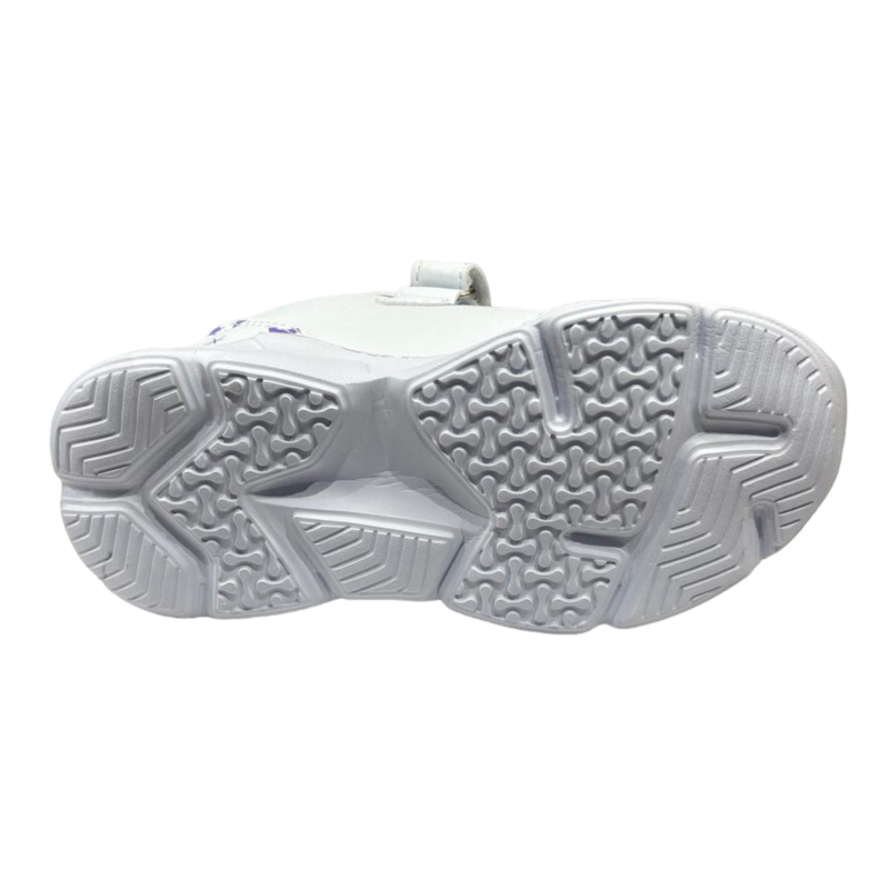 Scarpa ginnica Barbie per bambina bianca-glitter white-violet con strappo e lacci elastici – Easy Shoes 5 Scarpa ginnica Barbie per bambina bianca-glitter white-violet con strappo e lacci elastici – Easy Shoes
