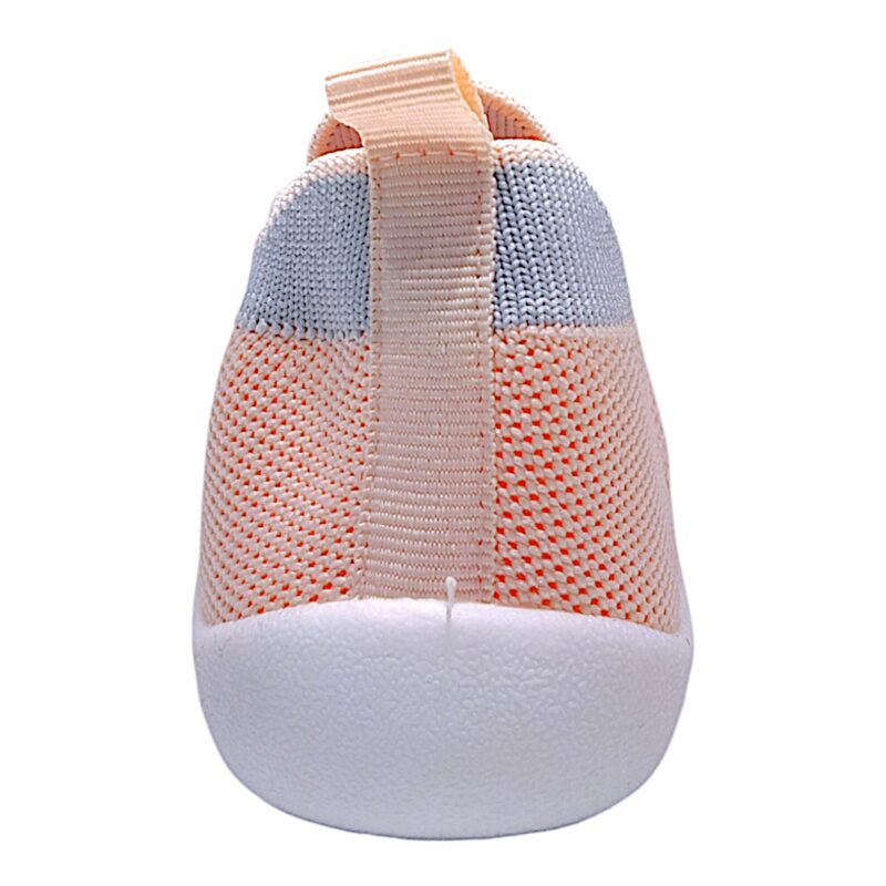 Scarpa ginnica bambina slip on rosa con striscia grigia - Grunland