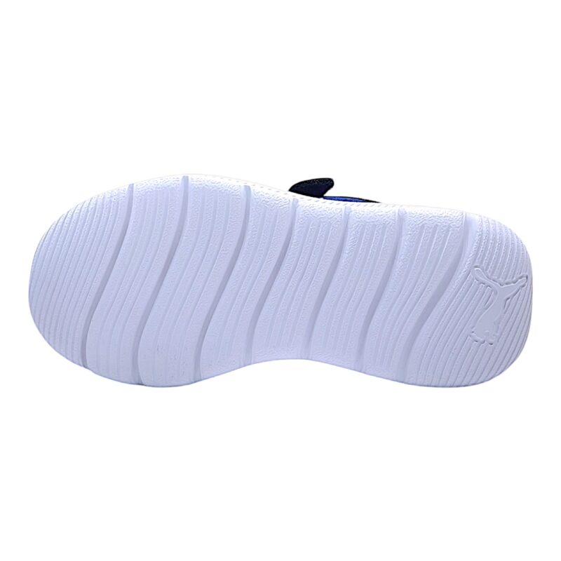 Scarpa ginnica bambino con strappo e lacci elastici navy-white-royal (lojacono) - Puma