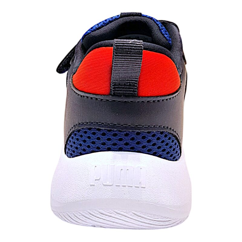 Scarpa ginnica bambino con strappo e lacci elastici navy-white-royal (lojacono) - Puma