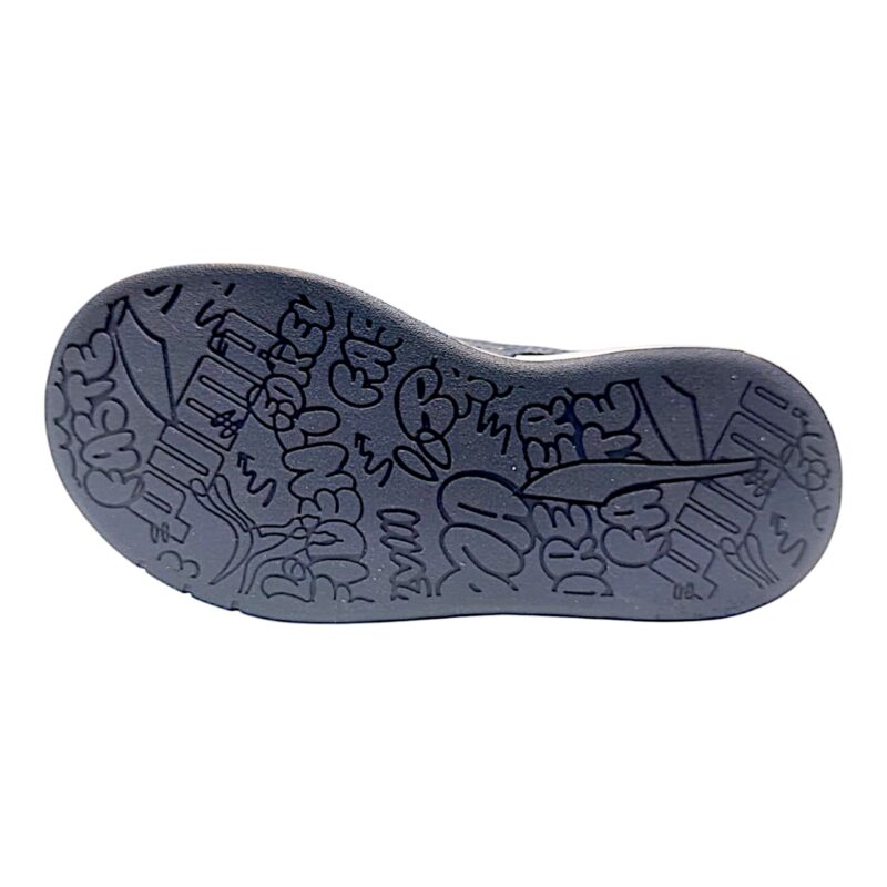 Scarpa ginnica con strappi totalmente in similpelle white-peacot-red (lojacono)