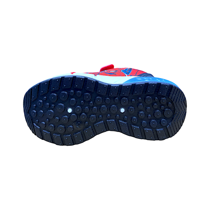 Sneaker sportiva per bambino Spider-Man blu-rossa con luci, lacci elastici e strappo – FLA Europe 5 Scarpa ginnica per bambino Spider-Man blu-rossa con luci, lacci elastici e strappo – FLA Europe