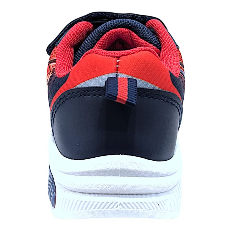 Sneaker sportiva per bambino Spider-Man blu-rosso con strappo, lacci elastici e luci – FLA Europe 4 Scarpa ginnica per bambino Spider-Man blu-rosso con strappo, lacci elastici e luci – FLA Europe
