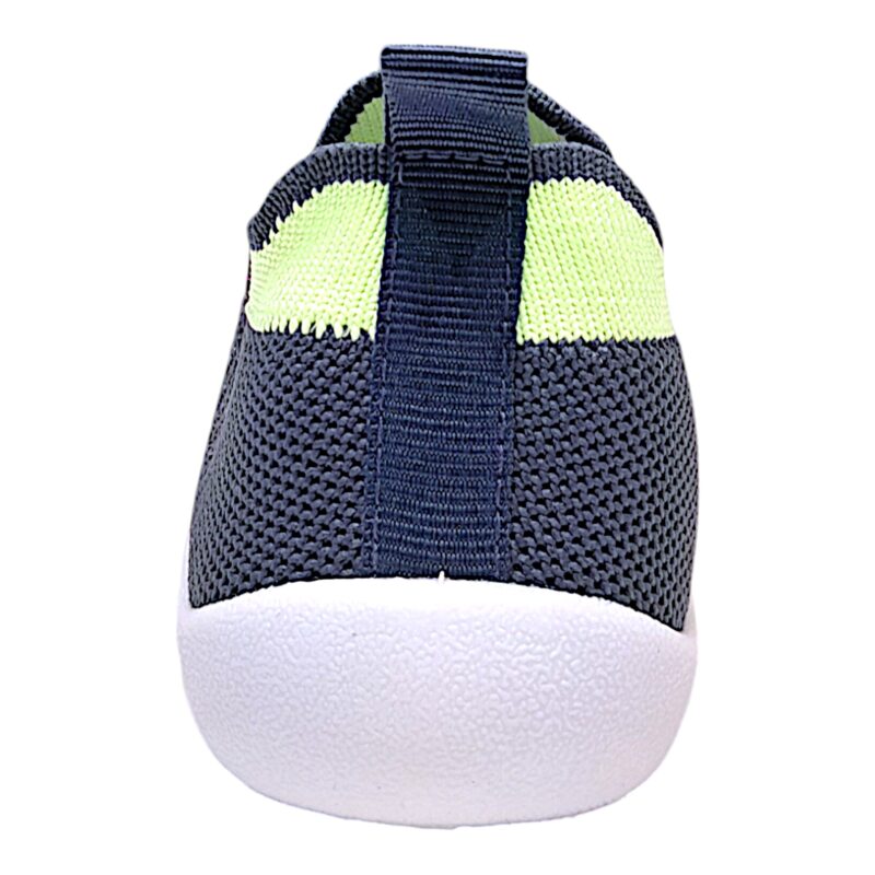 Scarpa ginnica slip on jeans con striscia verde lime - Grunland