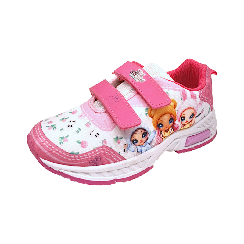 Scarpa ginnica sneaker per bambina Na Na Na fucsia-bianca con doppio strappo e luci – Easy Shoes 1 Scarpa ginnica sneakers per bambina Na Na Na fucsia-bianca con doppio strappo e luci – Easy Shoes