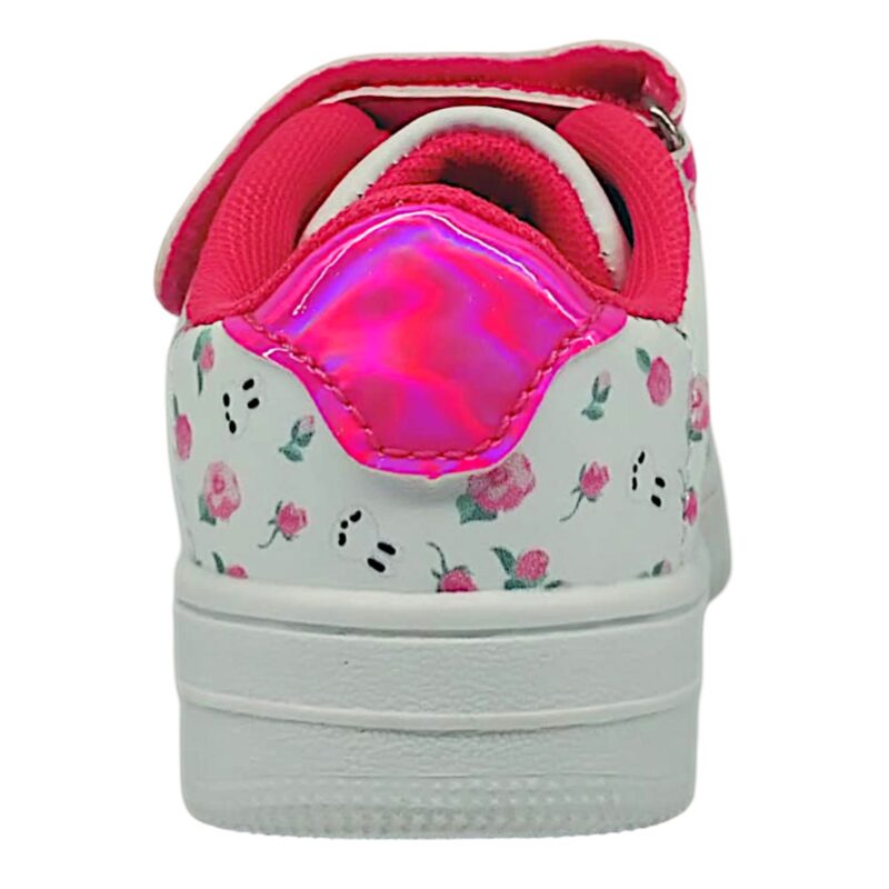 Scarpa ginnica sneaker per bambina Na Na Na Force bianca-fucsia con strappo e lacci elastici – Easy Shoes 4 Scarpa ginnica sneakers per bambina Nanana Surprise Force bianca-fucsia con strappo e lacci elastici – Easy Shoes
