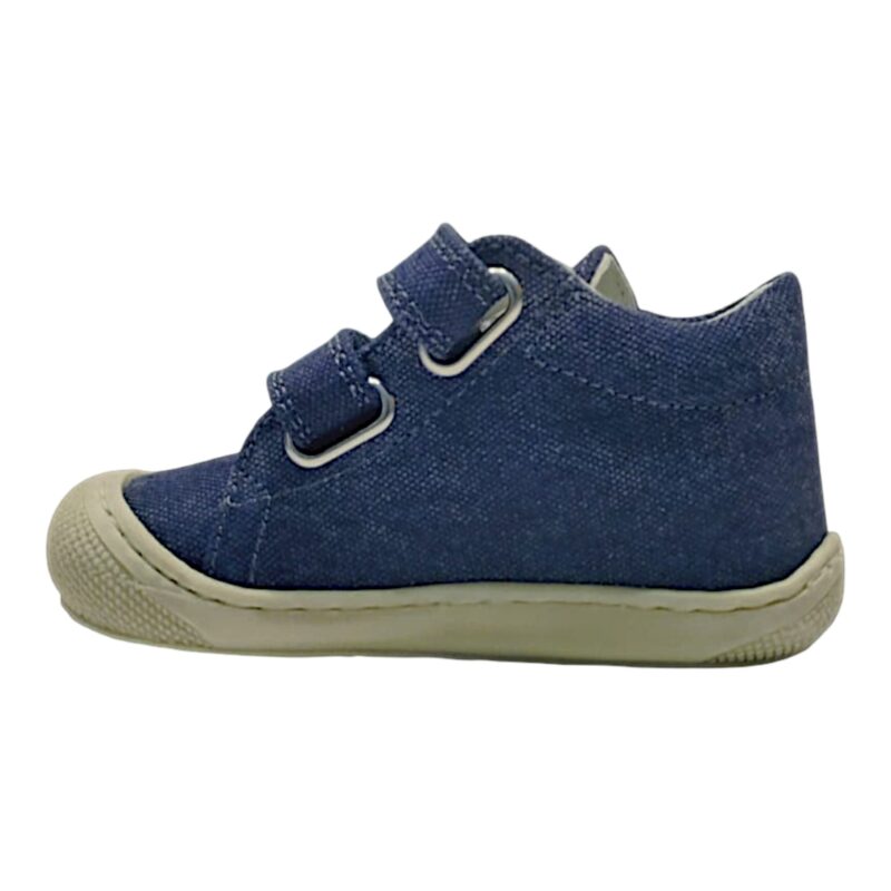 Scarpine Naturino Primi Passi In Suede – Blu Scuro, Taglia 21, Suola In Gomma E Interno In Pelle