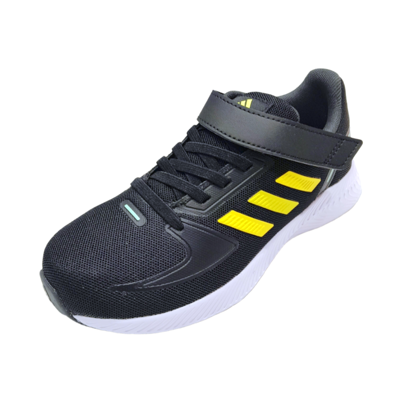 Scarpa sneakers sportiva runfalcon 2.0 elk nera con strappo e lacci - Adidas