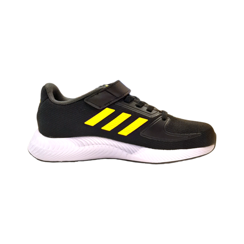 Scarpa sneakers sportiva runfalcon 2.0 elk nera con strappo e lacci - Adidas