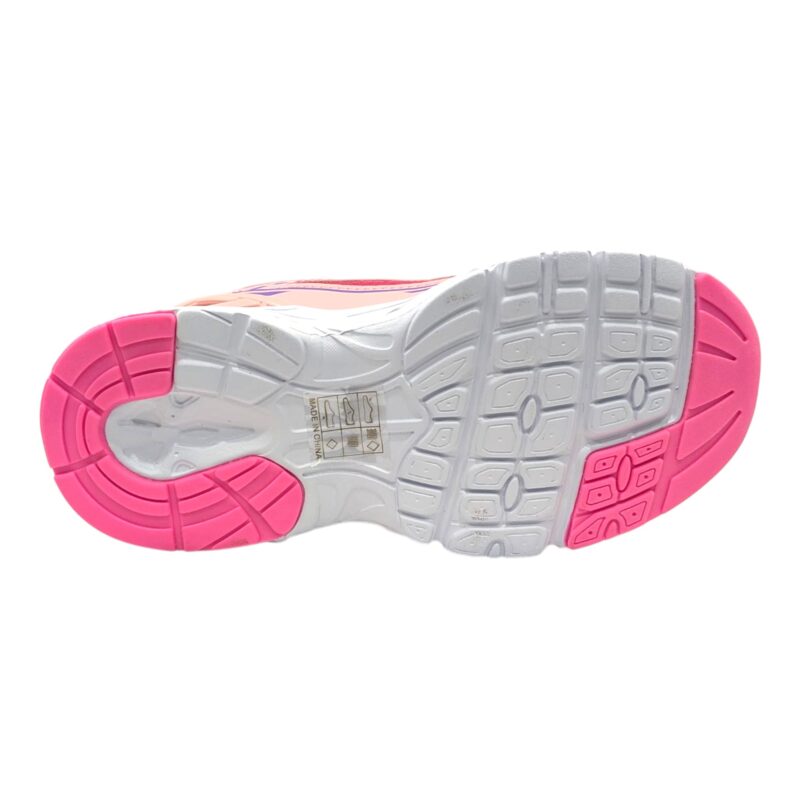 Scarpa sportiva rosa-fucsia-lilla per bambina con strappo e lacci elastici – Giardino d'Oro 5 Scarpa sportiva per bambina rosa, fucsia e lilla con strappo e lacci elastici – Giardino d'Oro