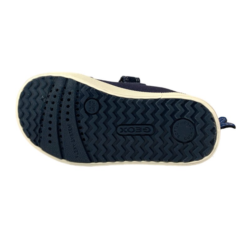 Scarpa sportiva sneakers bambino kilwi tela colore navy - Geox