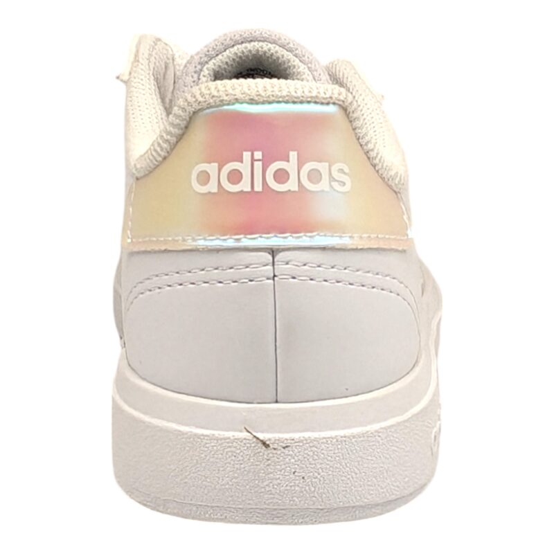 Scarpe sneakers sportive con strappi syn-leather white-iridescent-white - Adidas
