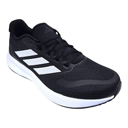 Scarpe sneakers sportive per bambina runfalcon 2.0 elk nere con strappo e lacci - Adidas