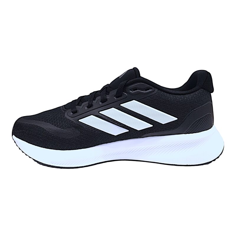 Scarpe sneakers sportive per bambina runfalcon 2.0 elk nere con strappo e lacci - Adidas