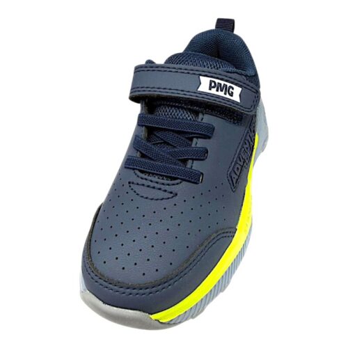 Scarpe sportive blu, celeste e lime per bambino con strappo e lacci elastici - Primigi 6 Scarpe sportive blu, celeste e lime per bambino con strappo e lacci elastici - Primigi