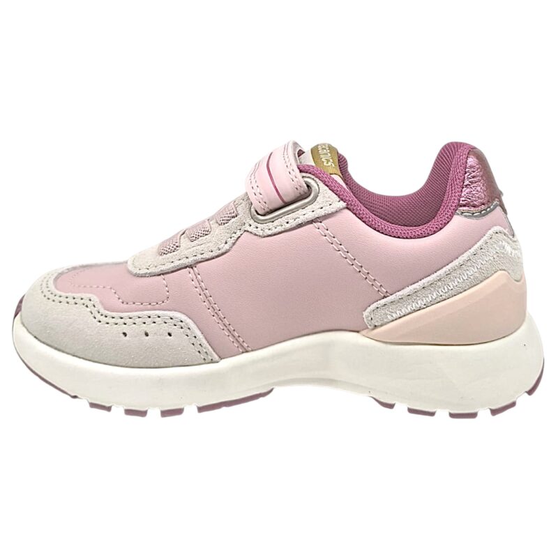 Scarpe sportive rosa per bambina con strappo, lacci elastici e B laterale fucsia - Biomecanics 3 Scarpe sportive rosa per bambina con strappo, lacci elastici e B laterale fucsia - Biomecanics