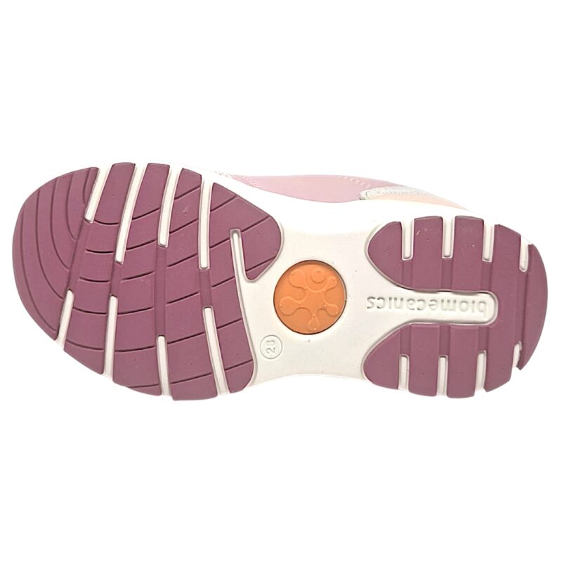 Scarpe sportive rosa per bambina con strappo, lacci elastici e B laterale fucsia - Biomecanics 5 Scarpe sportive rosa per bambina con strappo, lacci elastici e B laterale fucsia - Biomecanics