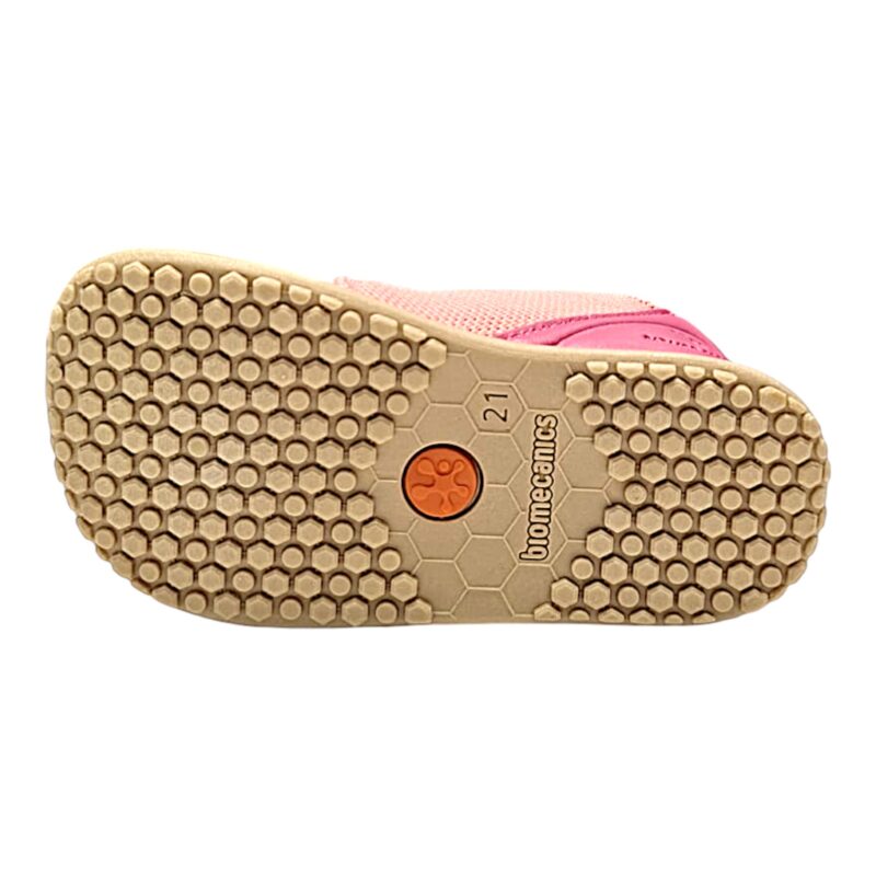 Scarpetta basic baby rosa retata con fascia a strappo – Biomecanics