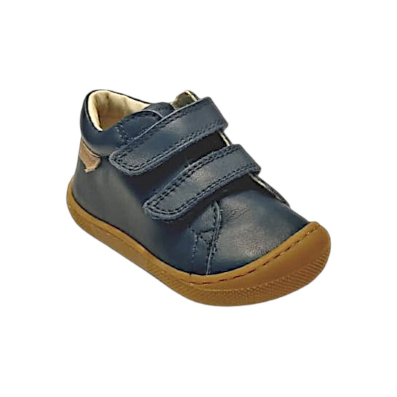 Scarpe, sneakers barefoot honey-blu navy per bambino con doppio strappo - Naturino 1 Scarpine, sneakers barefoot honey-blu navy per bambino con doppio strappo - Naturino
