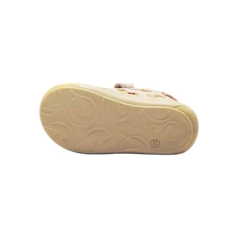Scarpe, sneakers primi passi cocoon bianco latte-multicolor per bambina con lama decorativo e due strappi - Naturino 5 Scarpine, sneakers primi passi Cocoon bianco latte-multicolor per bambina con lama decorativo e due strappi - Naturino