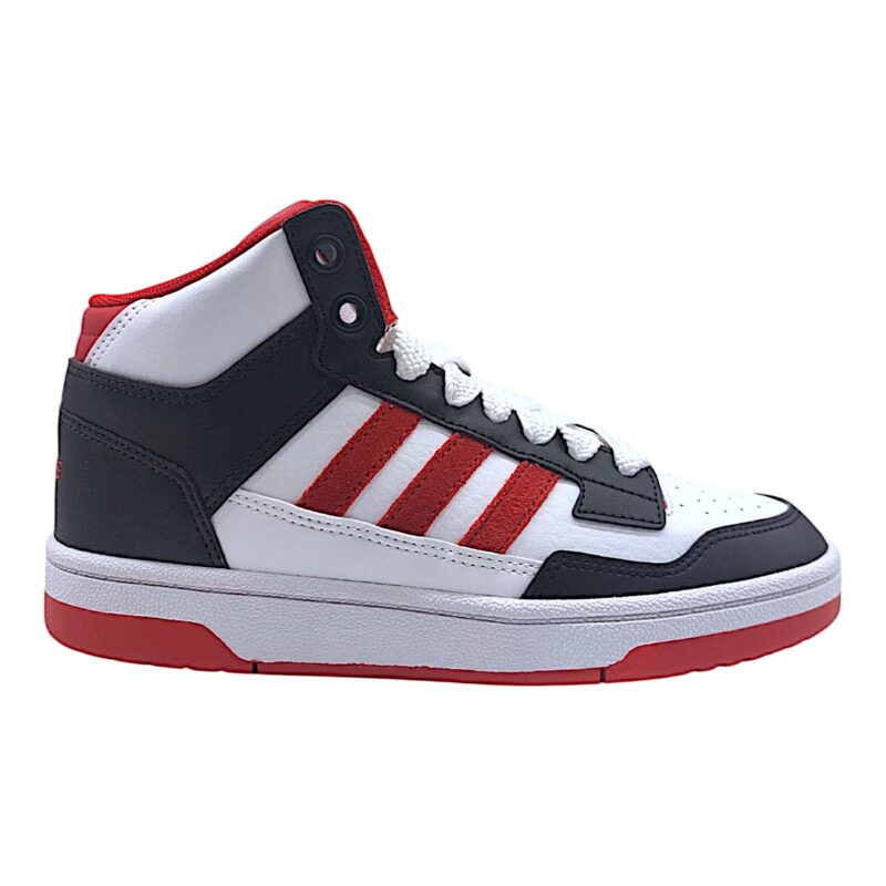 Sneaker alta scamosciata con lacci black-red-white (loiacono) - Adidas