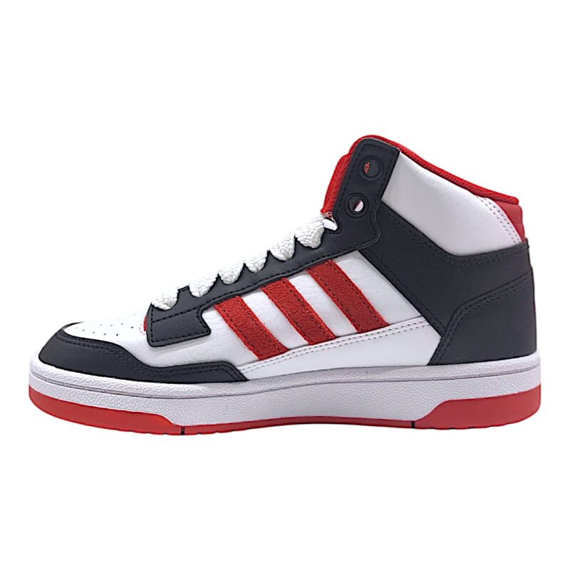 Sneaker alta scamosciata con lacci black-red-white (loiacono) - Adidas