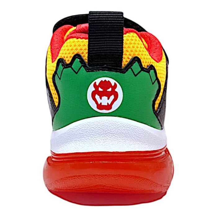 Sneaker bambino-ragazzo ciberdron boser (super mario) mesh+geobuck verde-rosso- Geox