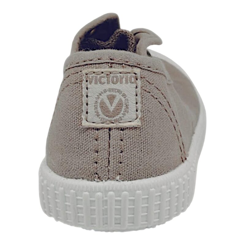 Sneaker beige per bambina e bambino in cotone con fascia elastica senza lacci – Victoria 4 Sneaker beige per bambina e bambino in cotone con fascia elastica senza lacci – Victoria