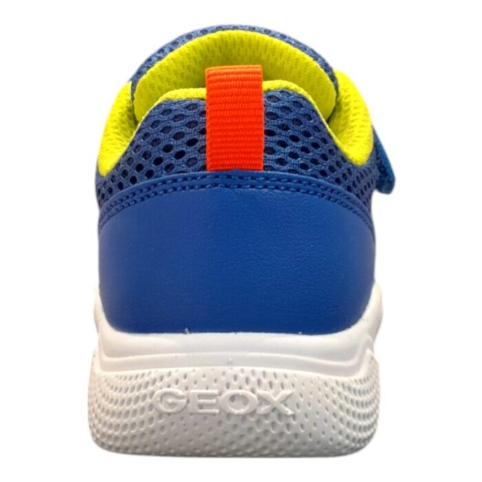 Sneaker ginnica bambino primi passi con strappo e lacci elastici royal-red - Geox