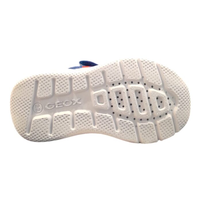 Sneaker ginnica bambino primi passi con strappo e lacci elastici royal-red - Geox